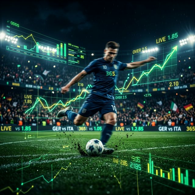 365Bet Live-Wetten Interface mit Echtzeit-Quoten